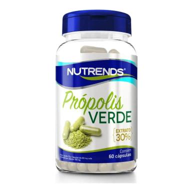 PROPOLIS VERDE 30% 60 CAPS - NUTRENDS 60 CÁpsulas SEM Sabor