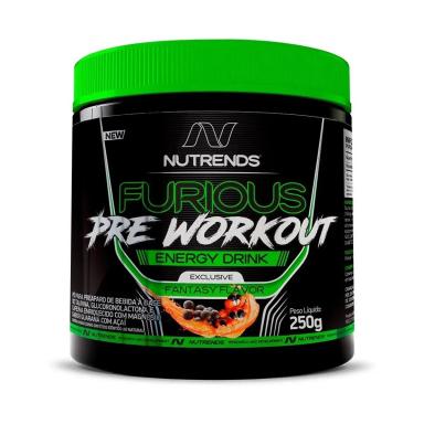 FURIOUS PRE WORKOUT 250GR - FANTASY FLAVOR -  NUTRENDS 250 G