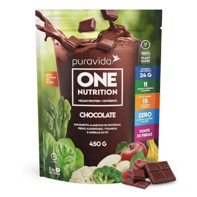 ONE NUTRITION 450 G - PURAVIDA (CHOCOLATE)