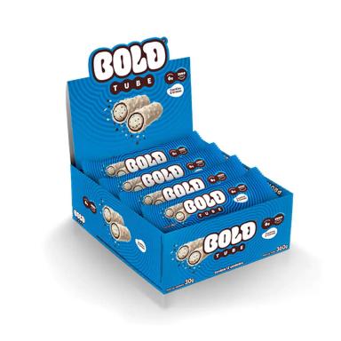 BOLD TUBE 12 UNIDADES - BOLD SNACKS (COOKIES AND CREAM)