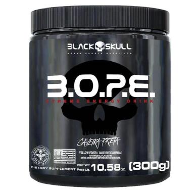 BOPE PRE WORKOUT 300 G - BLACK SKULL (FRUTAS AMARELAS)