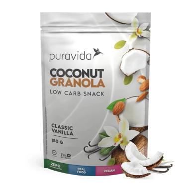 COCONUT GRANOLA 180 G - PURAVIDA (VANILLA)