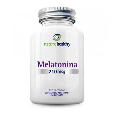 Suplemento Alimentar Melatonina 120 Cápsulas - Sem sabor - Nature Healthy