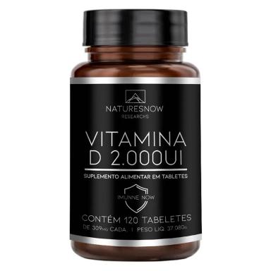 VITAMINA D 2.000UI 120 CAPSULAS - NATURES NOW SEM SABOR