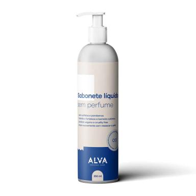 SABONETE LíQUIDO VEGANO SEM PERFUME ALVA
