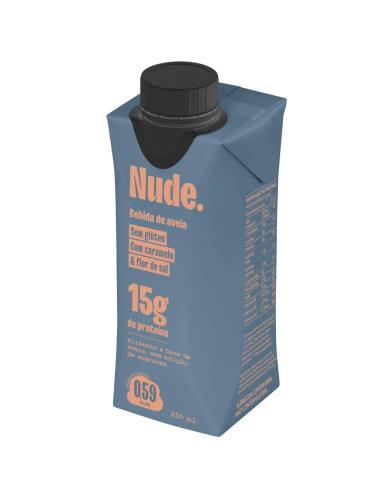 BEBIDA VEGETAL PROTEICA DE AVEIA SABOR CARAMELO E FLOR DE SAL NUDE 250ML