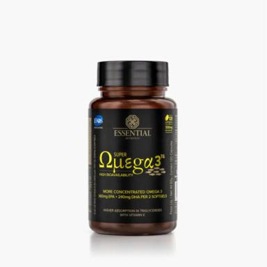 KIT 2X: SUPER ÔMEGA 3 500MG ESSENTIAL NUTRITION 120 CáPSULAS
