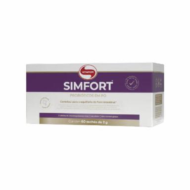 KIT 2X: SIMFORT PROBIóTICO 5 ESPéCIES 2G VITAFOR 60 SACHêS
