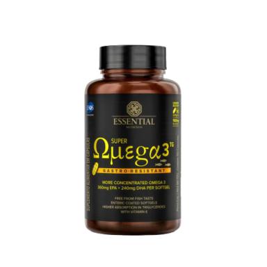 KIT 2X: SUPER ÔMEGA 3 TG GASTRO-RESISTANT 1G ESSENTIAL 90CáP