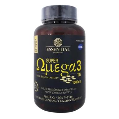 KIT 2X: SUPER ÔMEGA 3 TG ESSENTIAL NUTRITION 90 CáPSULAS