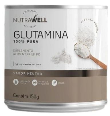 GLUTAMINA AMINOáCIDOS L-GLUTAMINA NUTRAWELL 150G