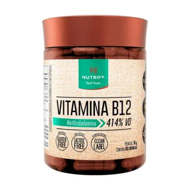 KIT 2X: VITAMINA B12 NUTRIFY 60 CáPSULAS