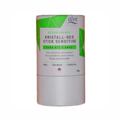 DESODORANTE STICK KRISTALL EMBALAGEM BIODEGRADáVEL ALVA 120G