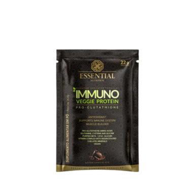 KIT 3X: IMMUNO VEGGIE PROTEIN PRO-GLUTATHIONE CACAO SACHê ESSENTIAL 36,6G