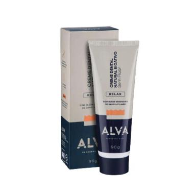CREME DENTAL VEGANO RELAX LIMãO E CANELA ALVA 90G