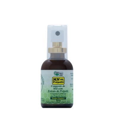 KIT 2X: MEL E EXTRATO DE PRóPOLIS SPRAY ORGâNICO MNFOOD 35ML