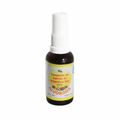KIT 2X: COMPOSTO DE EXTRATO DE PRóPOLIS COM MEL ALVORADA 30ML