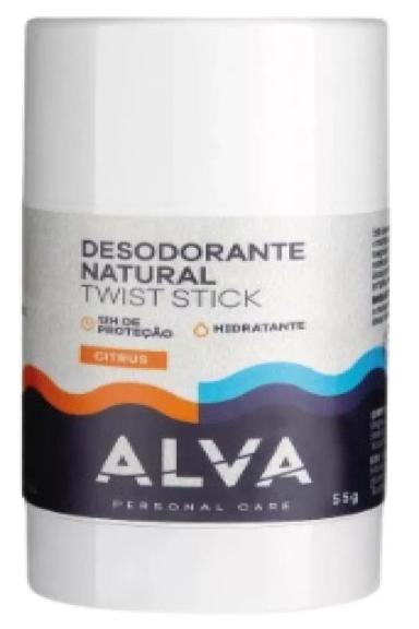 DESODORANTE TWIST STICK CITRUS ALVA 55G