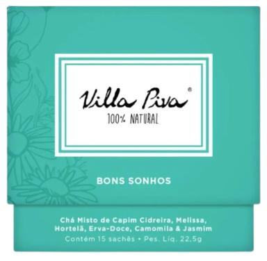 KIT 2X: CHá MISTO BONS SONHOS VILLA PIVA 15 SACHêS