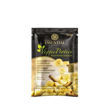 VEGGIE PROTEIN BANANA COM CANELA SACHê ESSENTIAL NUTRITION 33G