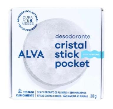 DESODORANTE CRISTAL POCKET PERSONAL CARE ALVA 30G