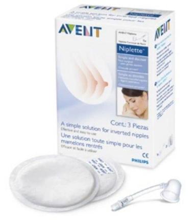NIPLETTE INVERSOR DE MAMILOS INVERTIDOS, PHILIPS AVENT, TRANSPARENTE