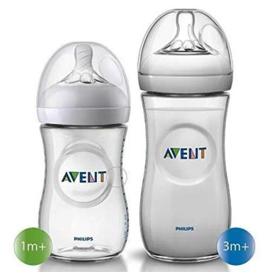 MAMADEIRAS PéTALA, PHILIPS AVENT, TRANSPARENTE, 125 ML E 260 ML