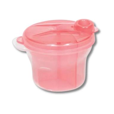 POTE PARA LEITE EM PO COM DIVISORIA ROSA - BUBA