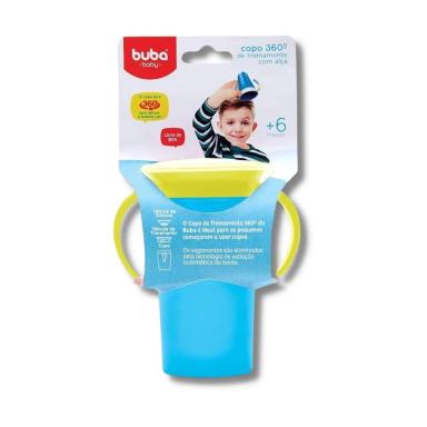 COPO 360 COM ALCA AZUL/VERDE - BUBA