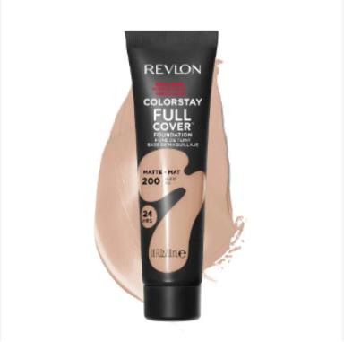 BASE COLORSTAY FULL COVER COR 200 NUDE REVLON 30ML ACABAMENTO MATTE - xpto
