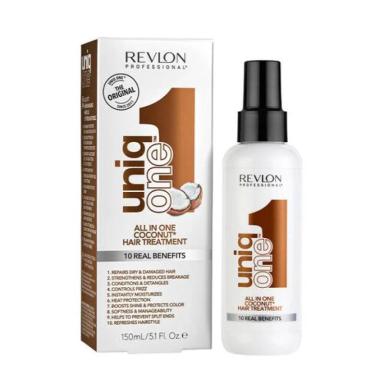 PROTETOR TéRMICO UNIQ ONE COCONUT REVLON 150ML 10 BENEFíCIOS REAIS
