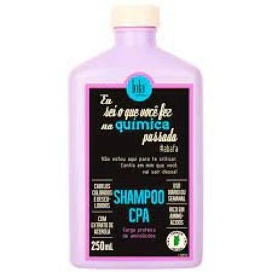 SHAMPOO CPA EU SEI O QUE VOCE FEZ NA QUíMICA PASSADA 250ML LOLA COSMETICS