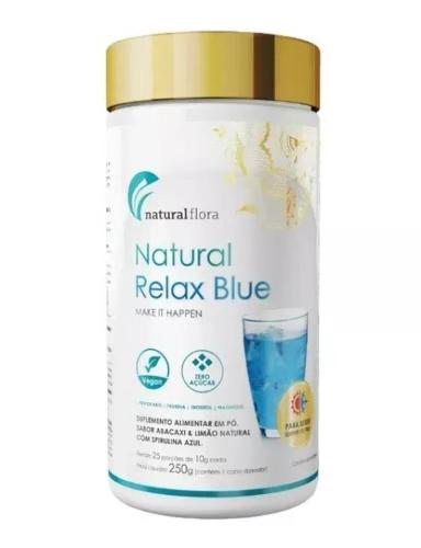 NATURAL RELAX BLUE L TRIPTOFANO SONO TRANQUILIDADE VEGANO NATURAL FLORA