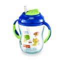 COPO DE TREINAMENTO COM CANUDO FIRST MOMENTS BLUEBERRY SMOOTHIE 270 ML AZUL FISHER PRICE - BB1016 BB1016