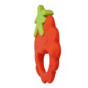 MORDEDOR DE SILICONE FUNNY FRUIT MORANGO MULTIKIDSBABY - BB1232 BB1232