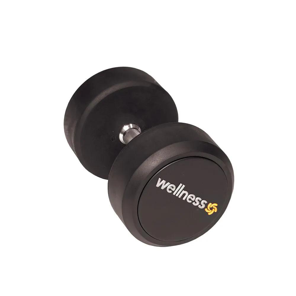DUMBELL EMBORRACHADO DELUXE 28 KG WELLNESS - WK124 WK124