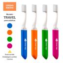 ESCOVA DE DENTE TRAVEL CLEAR UP COM 1 UNIDADE (CORES SORTIDAS) MULTI SAúDE - HC596 HC596