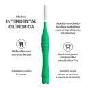 ESCOVA INTERDENTAL CôNICA - 6 UNIDADES CLEAR UP - MULTI SAúDE - HC600 HC600