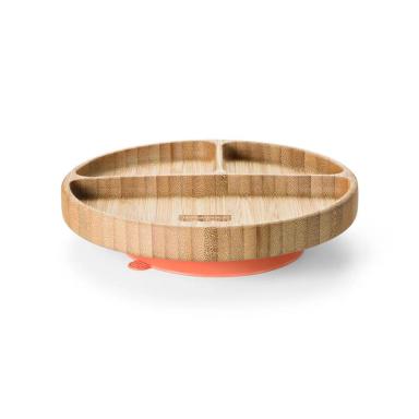 PRATO REDONDO COM DIVISóRIAS E VENTOSA BAM N' BOO 6+M ROSA FISHER PRICE - BB1171 BB1171