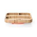 PRATO QUADRADO COM DIVISóRIAS E VENTOSA BAM N' BOO 6+M ROSA FISHER PRICE - BB1173 BB1173