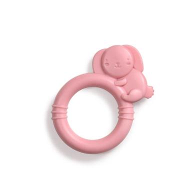 MORDEDOR DE SILICONE SILISOFT COELHO 4+M ROSA MULTIKIDS BABY - BB1120 BB1120