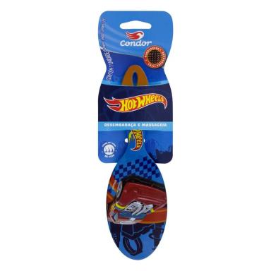 ESCOVA PARA CABELO ALMOFADADA OVAL HOT WHEELS CONDOR