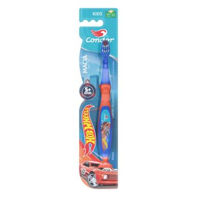 ESCOVA DENTAL MACIA HOT WHEELS KIDS+  P COM CAPA PROTETORA