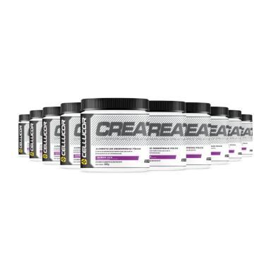 KIT 10UN - CREATINA SABORIZADA - COR-PERFORMANCE CREATINE (300G) - UVA - CELLUCOR
