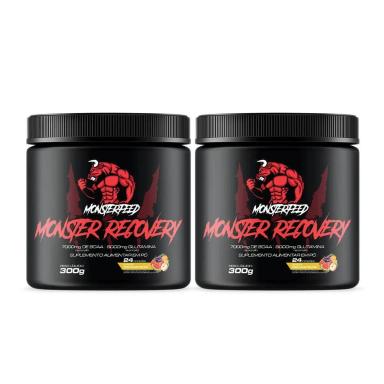2X MONSTER RECOVERY BCAA + GLUTA (300G) - PONCHE DE FRUTAS - MONSTERFEED