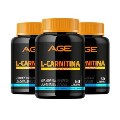 3X L-CARNITINA (60 CáPSULAS) - AGE - AGE