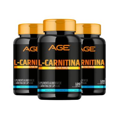 3X L-CARNITINA (120 CáPSULAS) - AGE