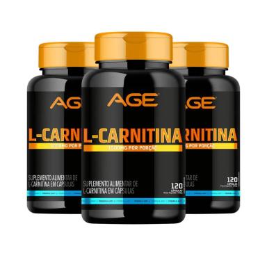 3X L-CARNITINA (120 CáPSULAS) - AGE - AGE