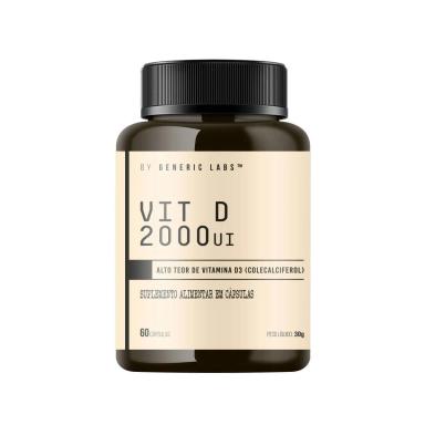 VITA D 2000UI (60 CáPSULAS) - GENERIC LABS
