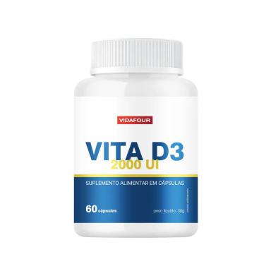 VITA D3 (60 CáPSULAS) (1 UNIDADE) - VIDAFOUR